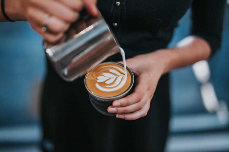 Caffè con un cuore